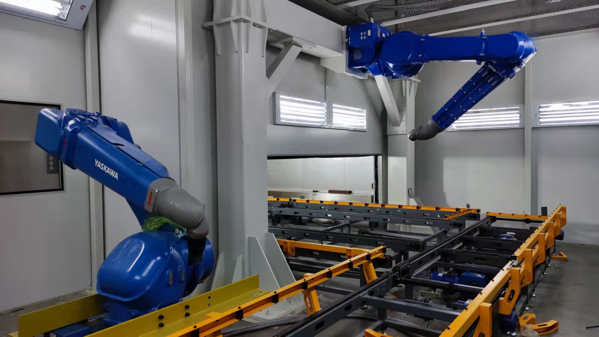 无人机部件自动喷漆线