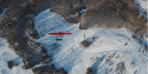 美国制造E400测绘无人机集成了EO/IR相机