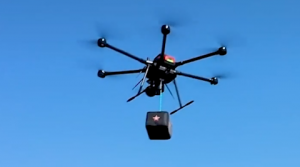 联勤保障队某基地利用无人机开展应急投送物资训练