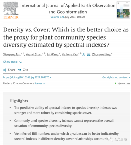 【科研应用】无人机载多光谱遥感在沼泽湿地植物多样性监测方面取得新进展