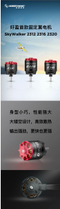固定翼电机SkyWalker 2320轻装上机，腾空而起