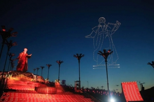 高巨创新以1000架无人机献礼土库曼斯坦活动，推动两国文化交流