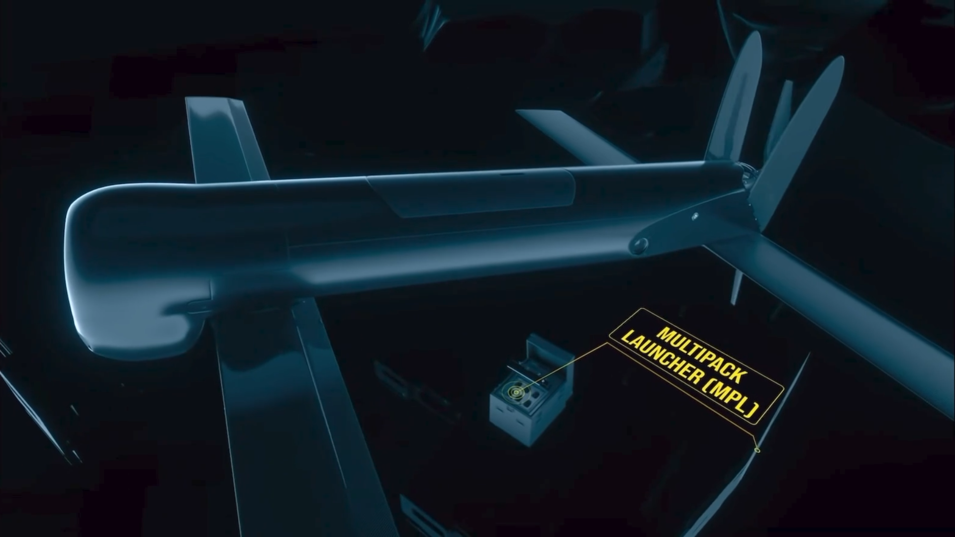 主副翼一体成型柔性连接碳纤维机翼