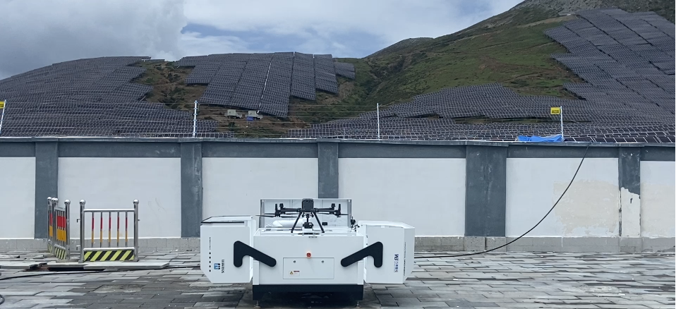 昊舜视讯换电机场落地四川大凉山，助力高海拔山区无人值守光伏电力巡检