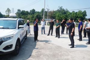 山东省威海市政府领导及中国移动威海分公司领导一行莅临空御科技演示基地考察指导