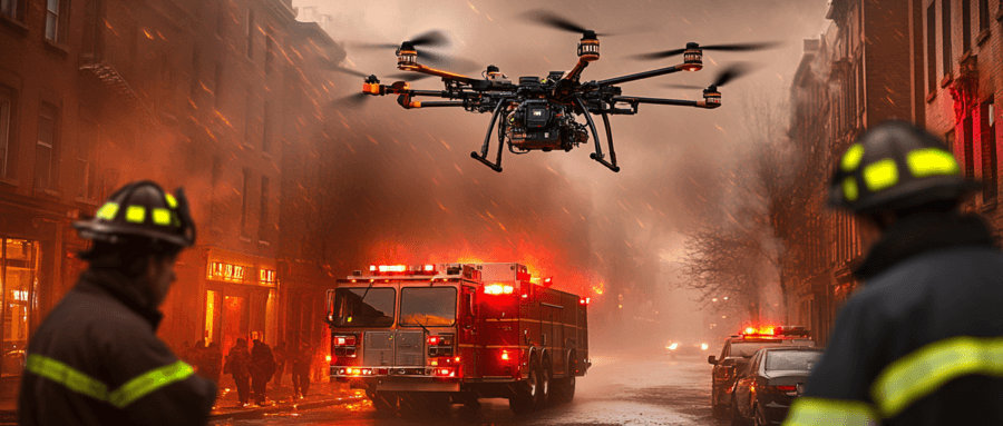 无人机应用 l 无人机在消防领域运用的技术讲解