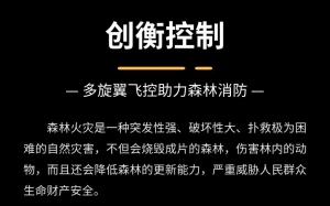 创衡控制 | 多旋翼飞控助力森林消防
