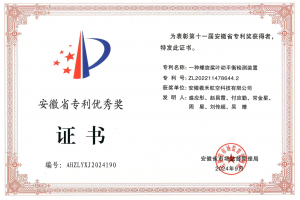 安徽省专利优秀奖