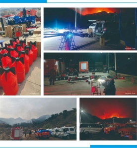 “科技赋能应急管理”——科卫泰无人机河北秦皇岛火灾扑救