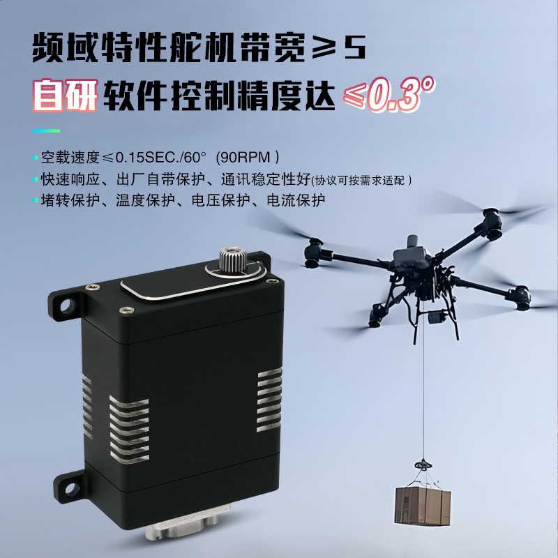 65KG串口金属-50℃低温舵机-W002A