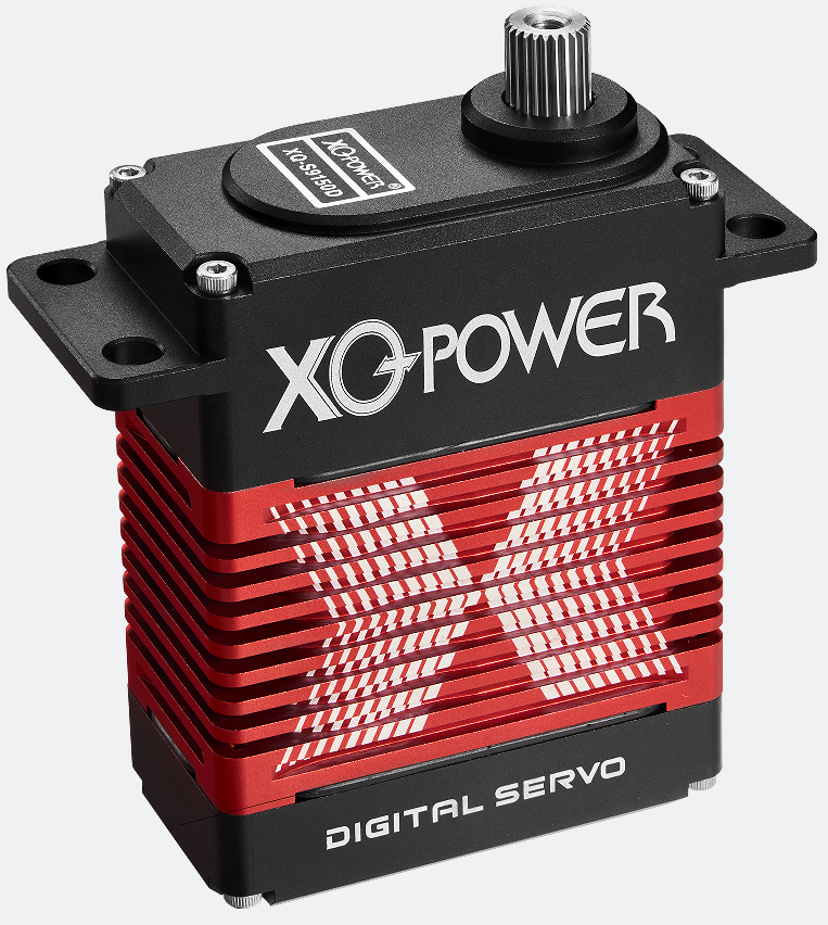 XQ-POWER工业大舵机180KG扭力耐高温抗干扰 大型固定翼无人机 无人机发动机用舵机