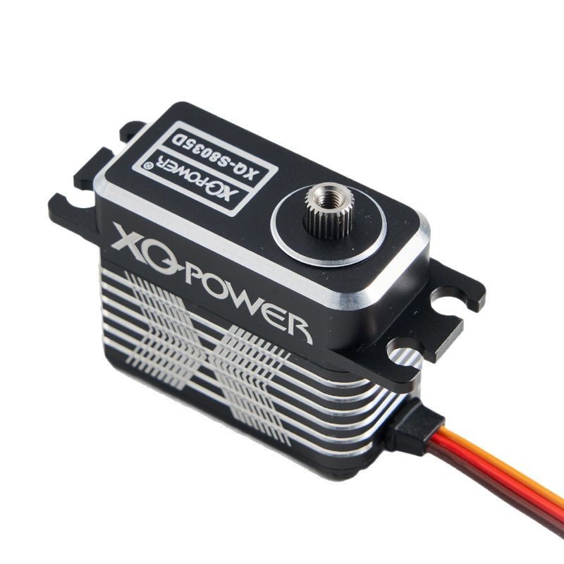 XQ-POWER空心杯舵机40KG扭力钢齿轮大型垂起固定翼无人机 复合翼无人机舵机