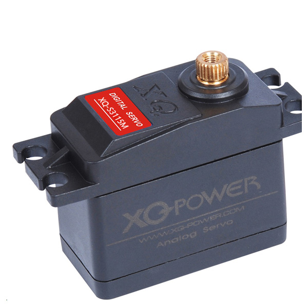 XQ-POWER塑料外壳舵机15KG扭力金属齿无人机原装舵机