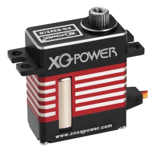 XQ-POWER金属扁舵机8.4V 22KG扭力防水机身垂起固定翼无人机 航模舵机