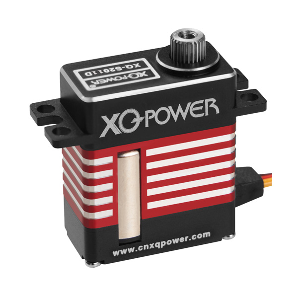 XQ-POWER金属扁舵机8.4V 11KG扭力防水外壳遥控直升机 航模舵机