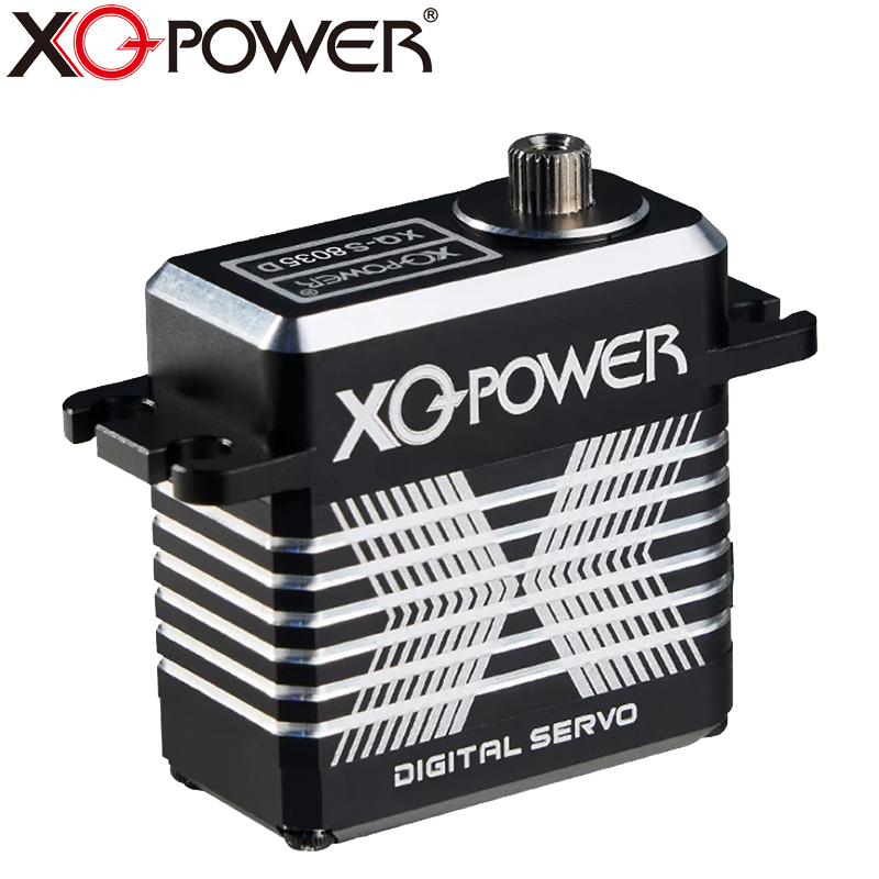 XQ-POWER数码金属舵机40KG 8.4V钢齿轮防水机身固定翼无人机机翼舵机
