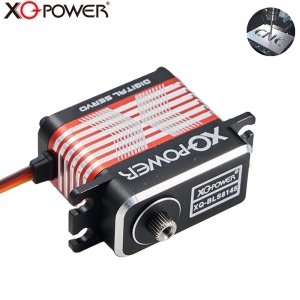 XQ-POWER 48KG 无刷舵机25T钢齿CNC全铝机身高性能 大型固定翼无人机舵机