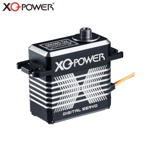 XQ-POWER 23KG空心杯舵机 钢齿不滑齿CNC全铝机身高精度 无人机 航模机翼舵机