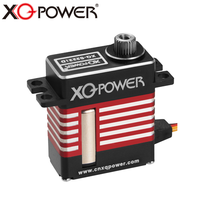 XQ-POWER扁舵机 22KG 8.4V高压钢齿全铝防水外壳固定翼无人机舵机