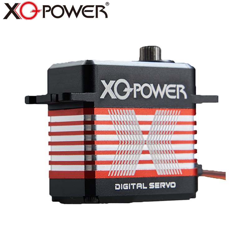 XQ-POWER无刷舵机75KG 8.4V高压25T钢齿全铝防水外壳固定翼无人机舵机