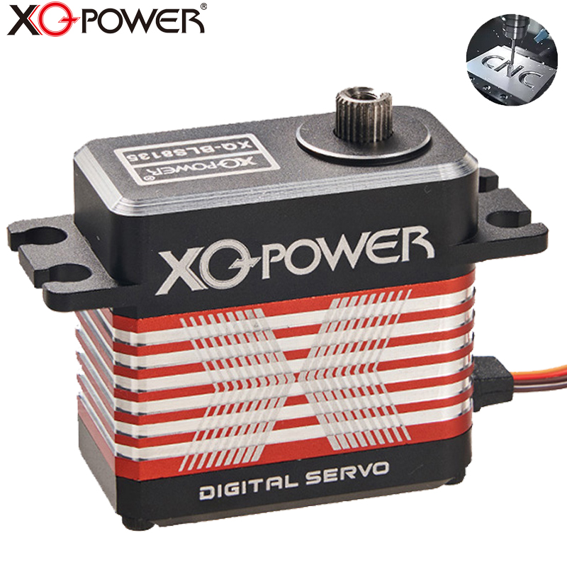 XQ-POWER无刷舵机35KG 8.4V高压25T钢齿全铝防水外壳固定翼无人机舵机