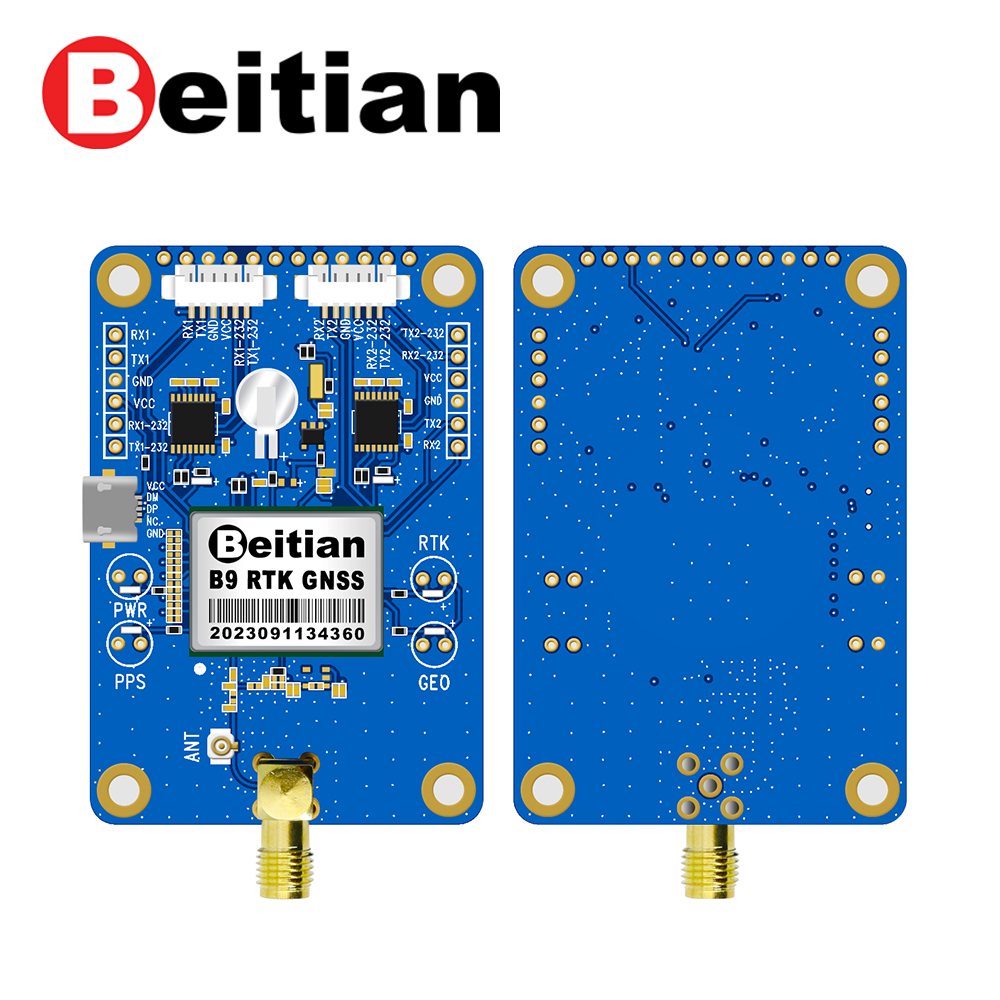 北天Beitian ZED-F9PGNSS高精度RTK差分厘米级GPS模块接收机BT-F9PK2