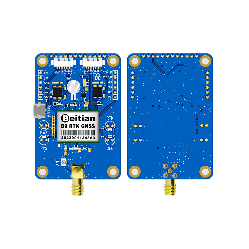 北天Beitian ZED-F9PGNSS高精度RTK差分厘米级GPS模块接收机BT-F9PK2