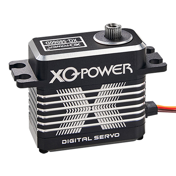 数码舵机XQ-POWER 62KG扭力8.4V高压钢齿大型固定翼无人机舵机