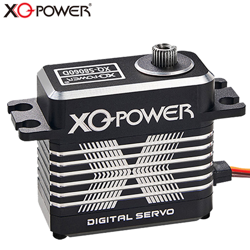 固定翼无人机舵机XQ-POWER 62KG扭力8.4V高压钢齿防水金属外壳