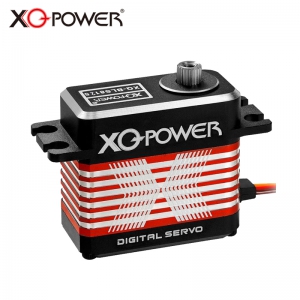 XQ-POWER无刷舵机 25KG扭力8.4V高压钢齿防水金属外壳固定翼无人机舵机