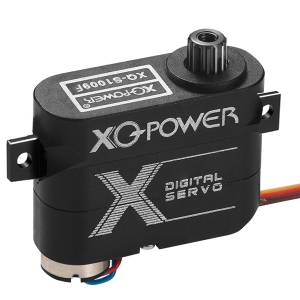 XQ-POWER微型迷你舵机3KG扭力7.4V高压钢齿轮全铝外壳 遥控航模 无人机舵机