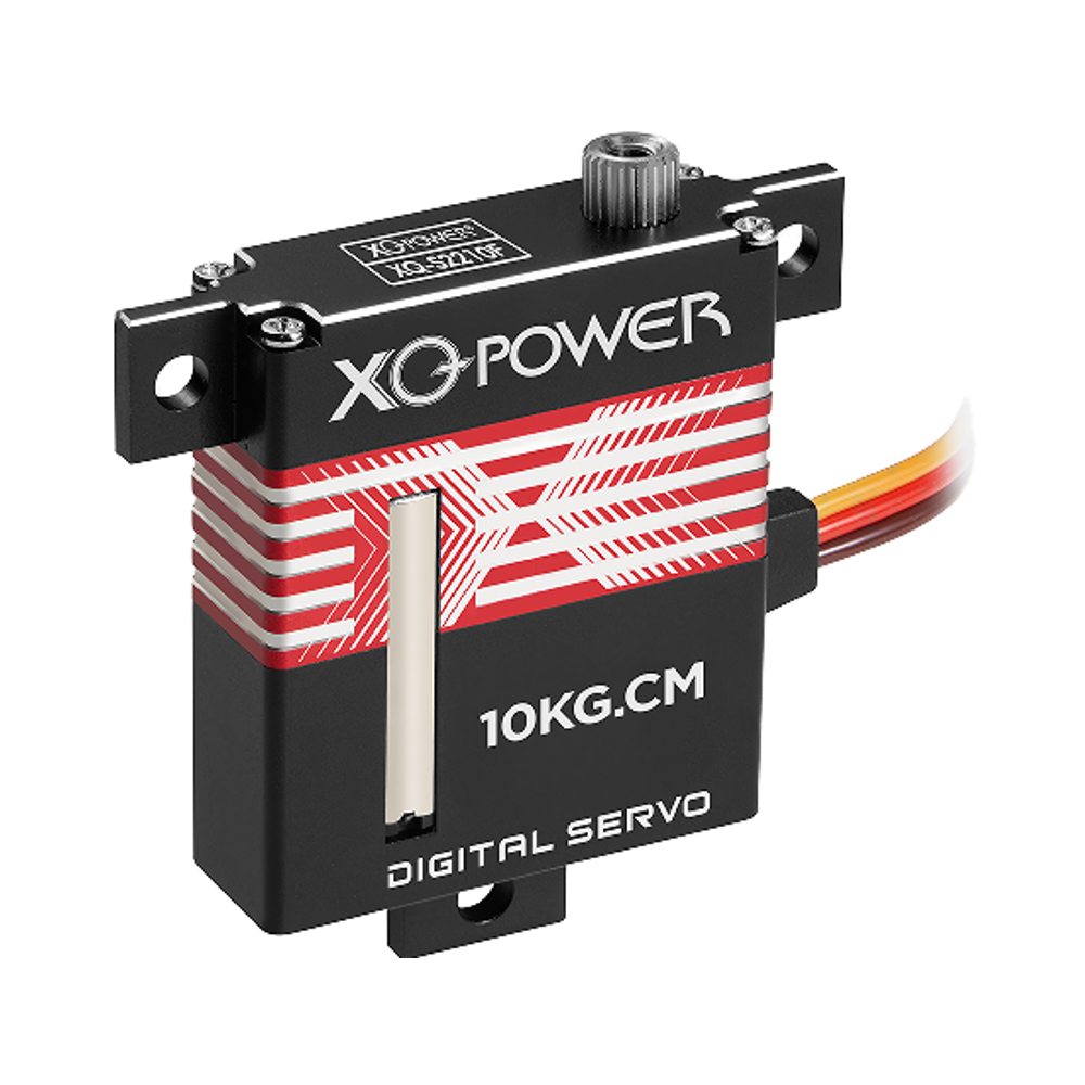 XQ-POWER金属薄扁舵机11KG扭力8.4V空心杯钢齿精度高 无人机舵机